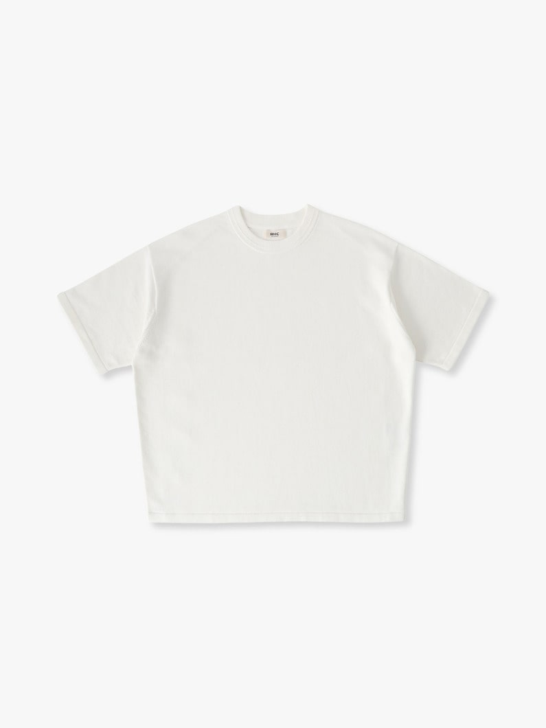 コーマコットン ニット ティー 詳細画像 white