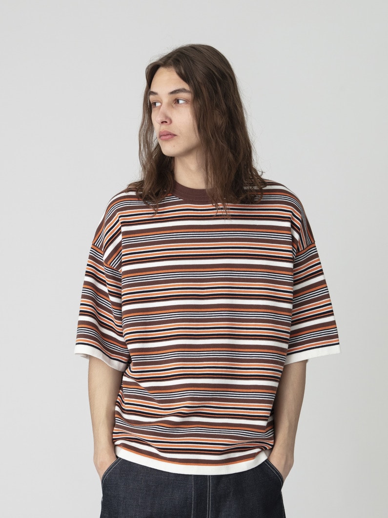 コーマコットン ニット ティー 詳細画像 brown 1