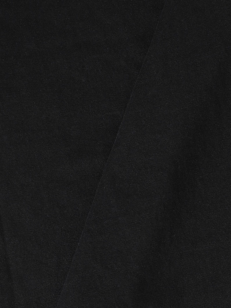リネンシルク ニット ショートスリーブシャツ 詳細画像 black 4
