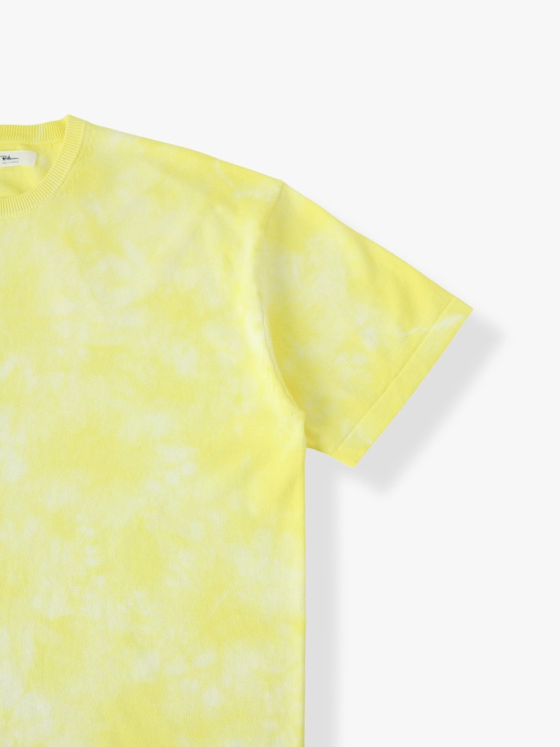 タイダイ ニット ティー 詳細画像 yellow 2