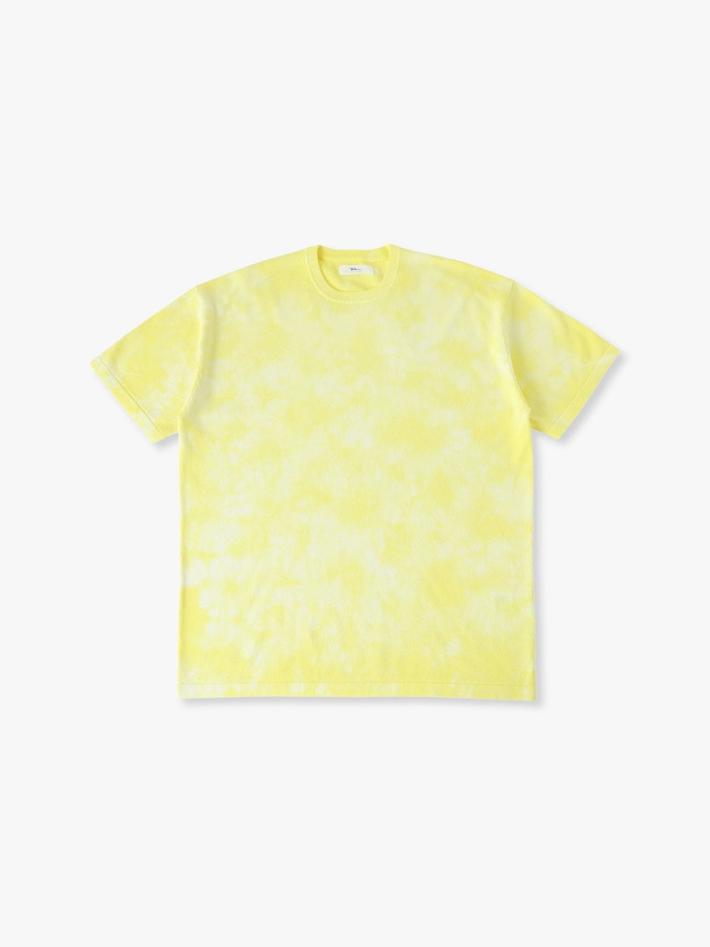 タイダイ ニット ティー 詳細画像 yellow 1