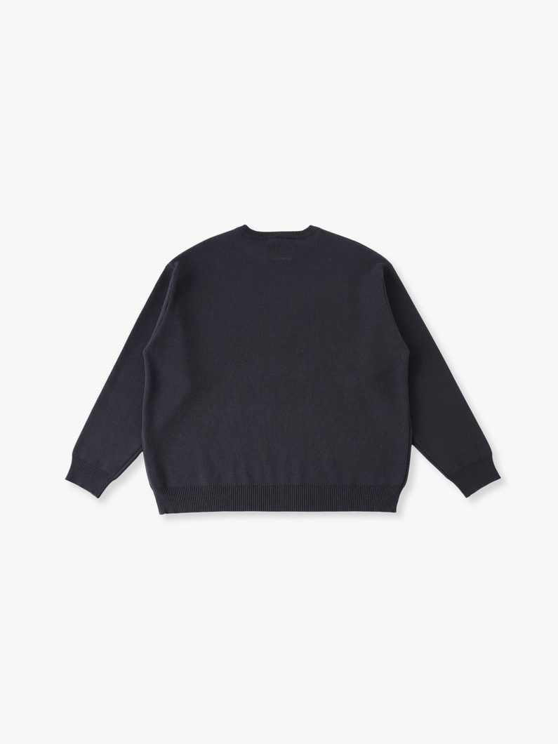 ジャカード ニットプルオーバー（more） 詳細画像 charcoal gray 1