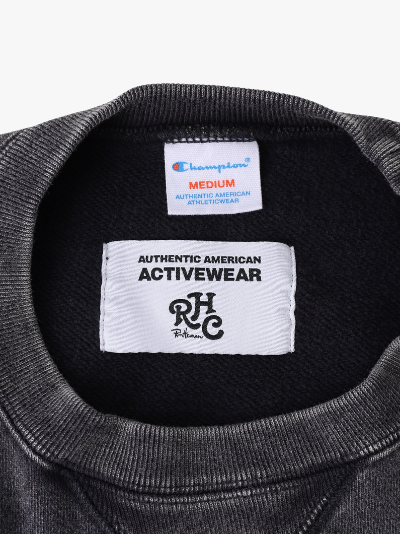 フレンチテリー Rロゴ スウェットプルオーバー 詳細画像 charcoal gray 5