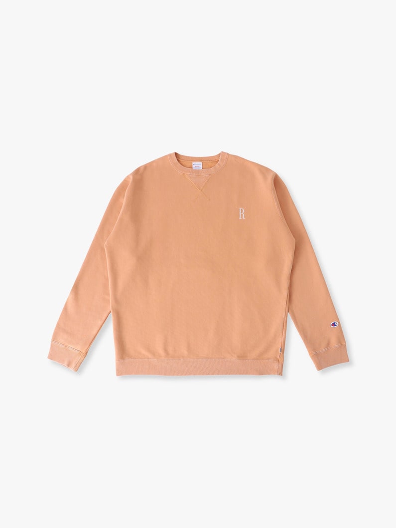 フレンチテリー Rロゴ スウェットプルオーバー 詳細画像 orange 3