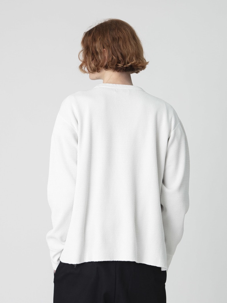 ヴィンテージ サーマル プルオーバー 詳細画像 off white 2