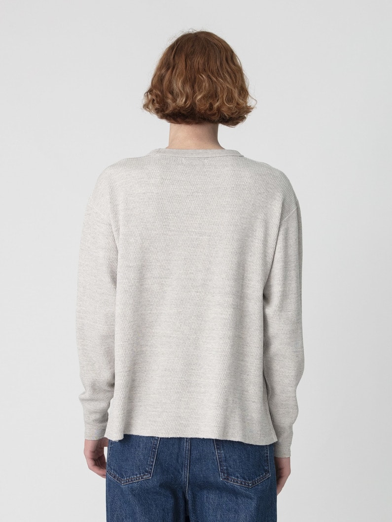 ヴィンテージ サーマル プルオーバー 詳細画像 top gray 2
