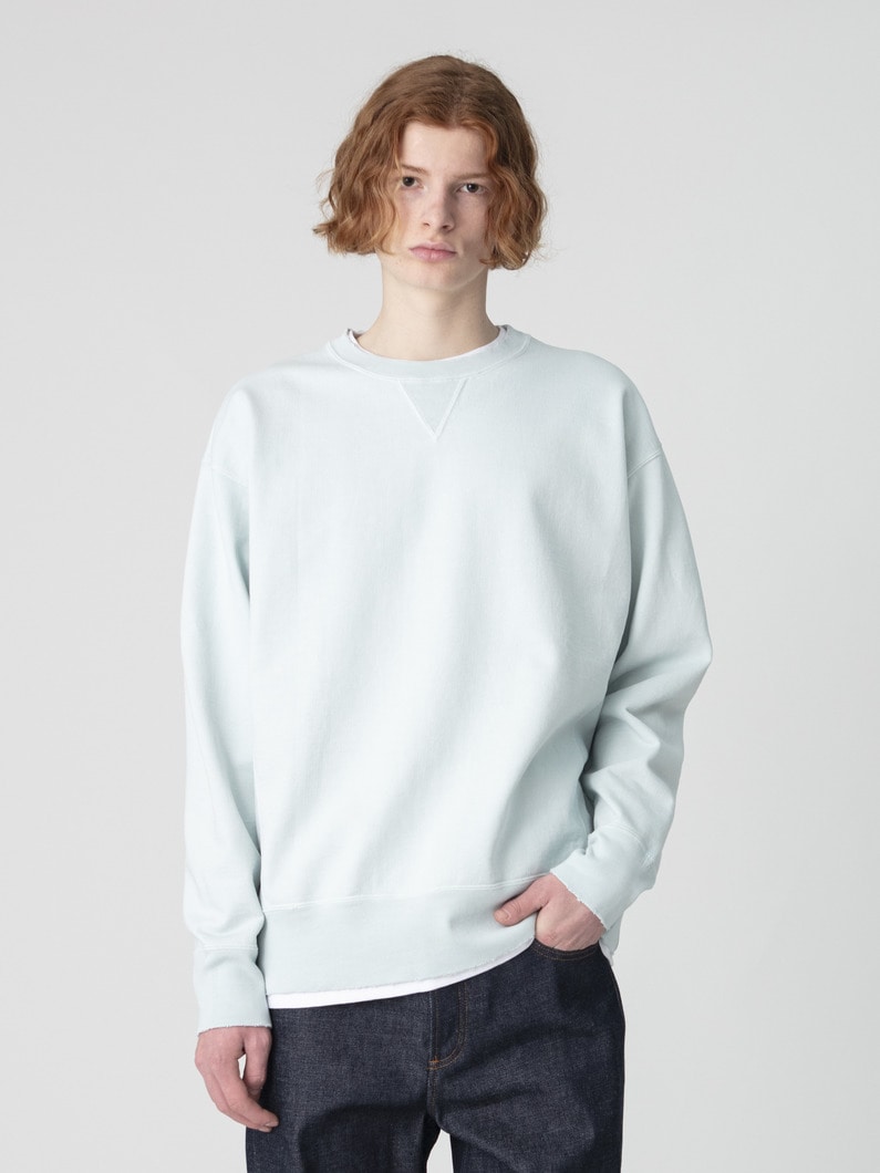 ダメージ スウェットプルオーバー 詳細画像 light blue