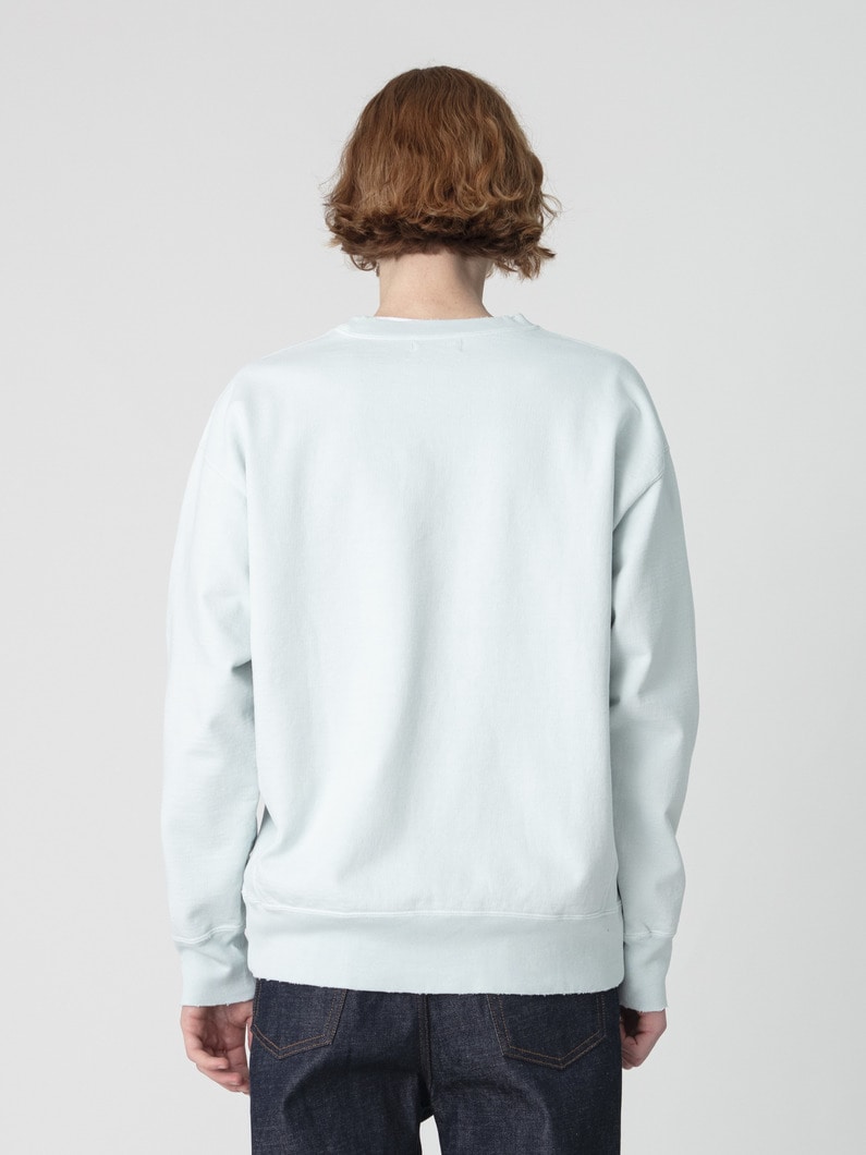 ダメージ スウェットプルオーバー 詳細画像 light blue 2