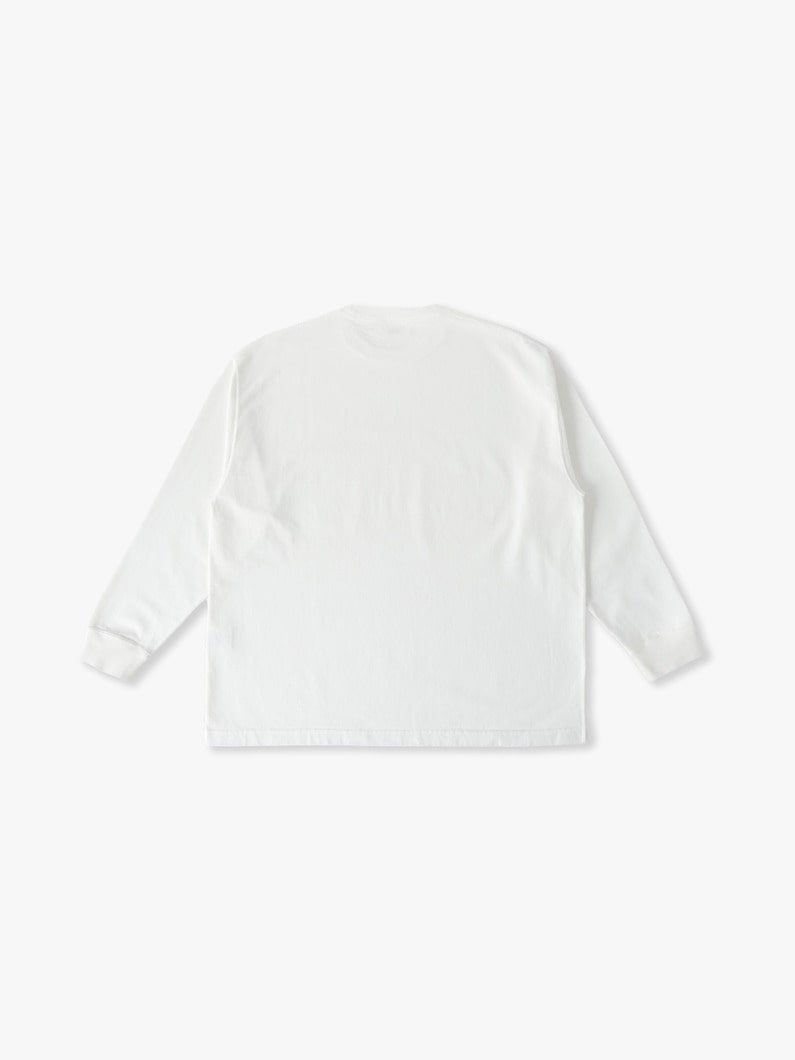 オーガニックコットン ジャージー ロングスリーブティー 詳細画像 off white 1
