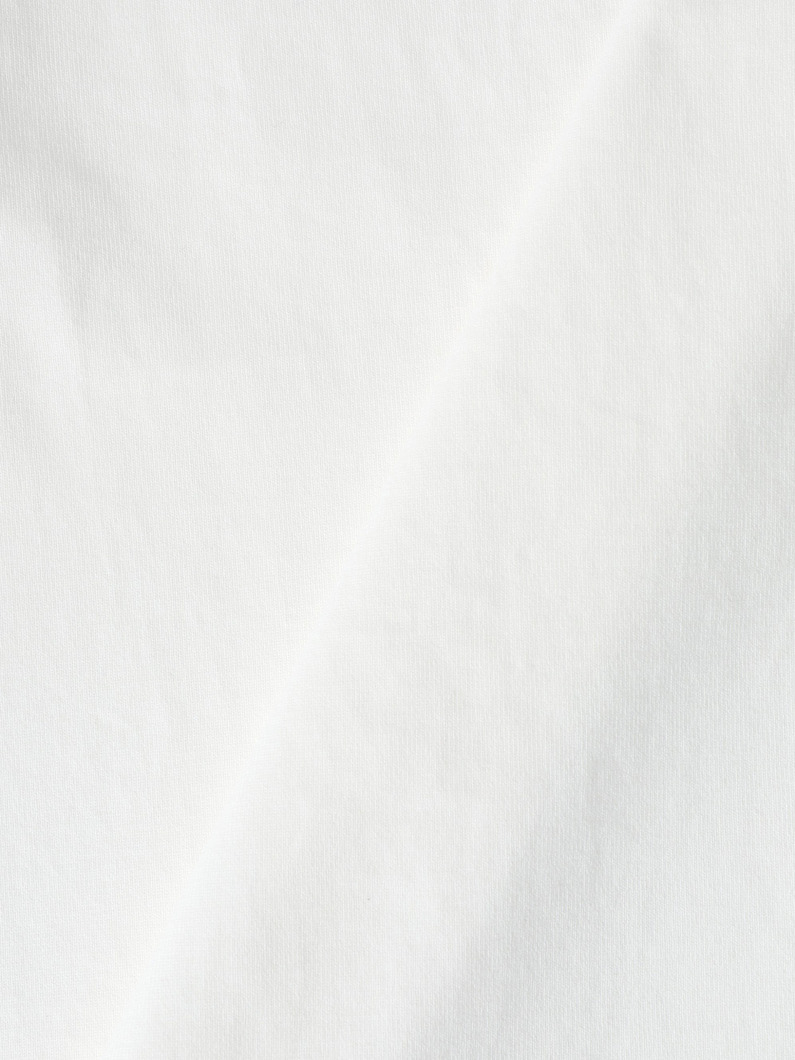 オーガニックコットン ジャージー ロングスリーブティー 詳細画像 off white 3