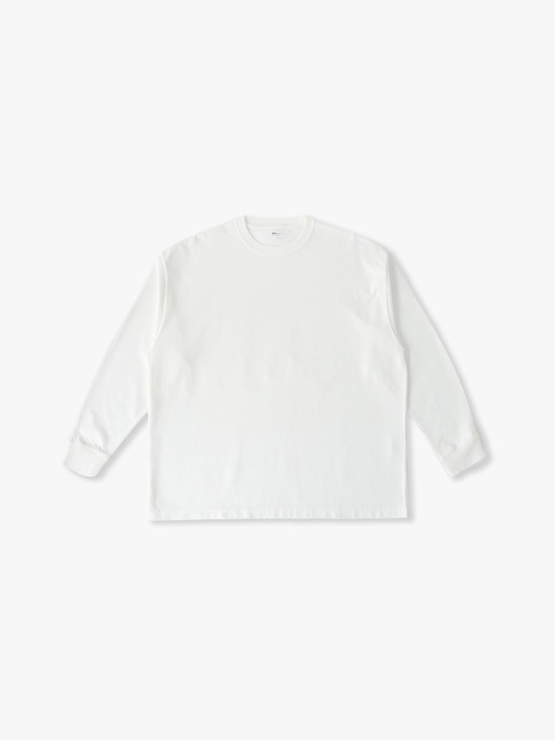 オーガニックコットン ジャージー ロングスリーブティー 詳細画像 off white 1