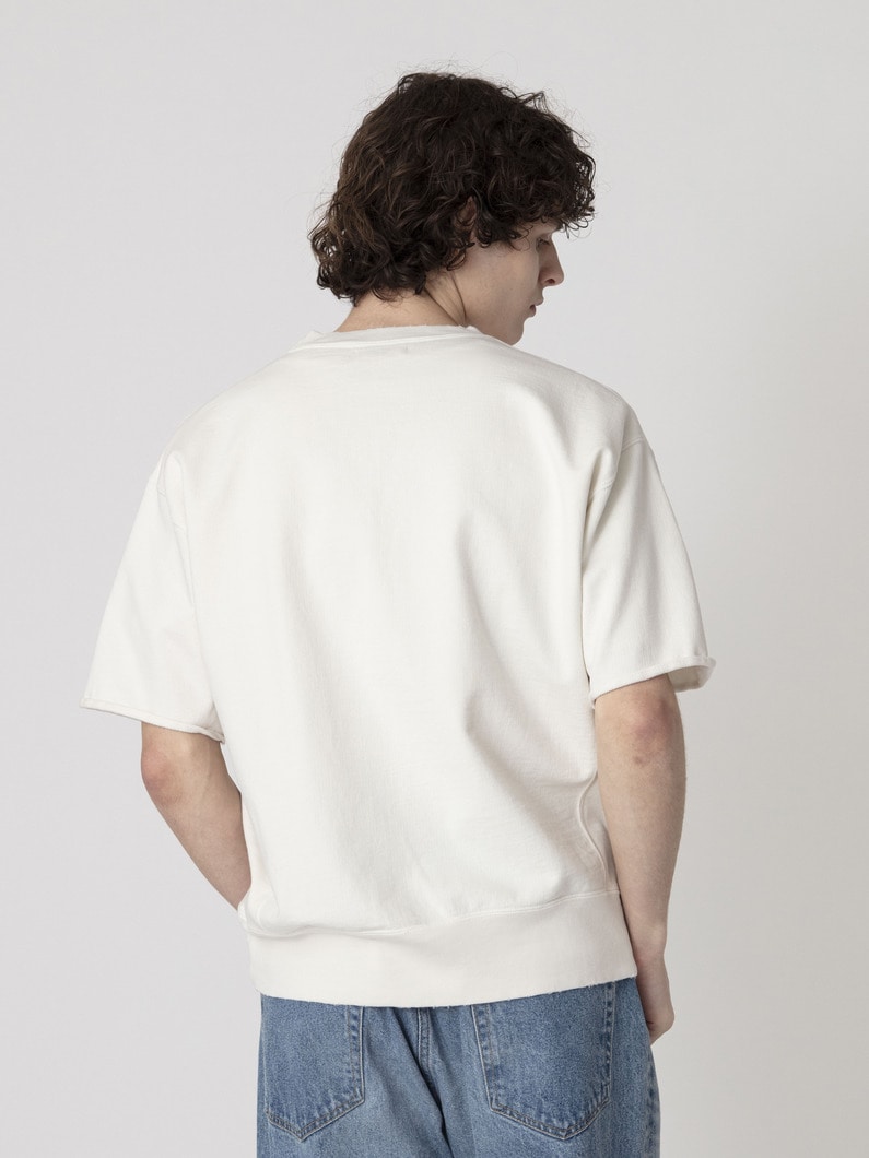 ダメージ カットオフ スウェットティー 詳細画像 off white 2