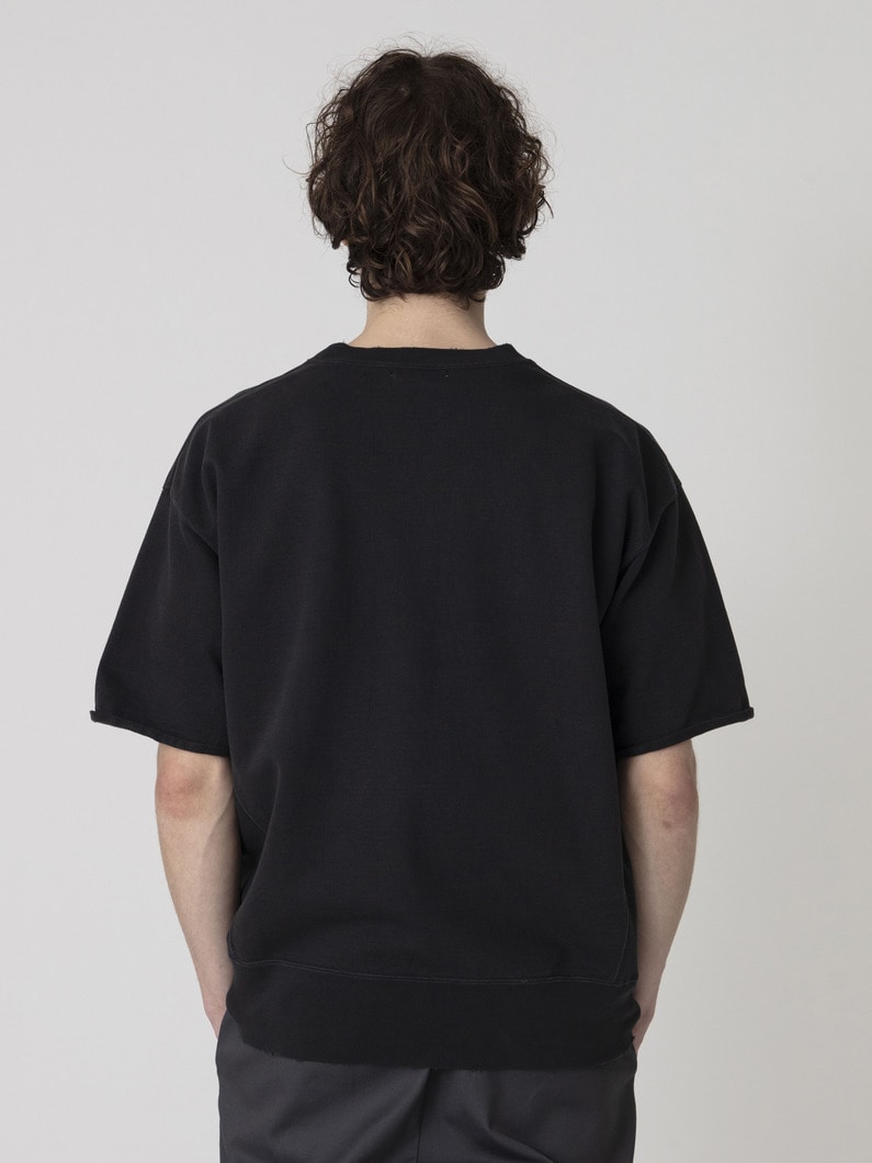 ダメージ カットオフ スウェットティー 詳細画像 black 2