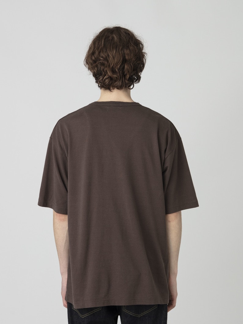 スーピマコットン リネン ティー 詳細画像 brown 2