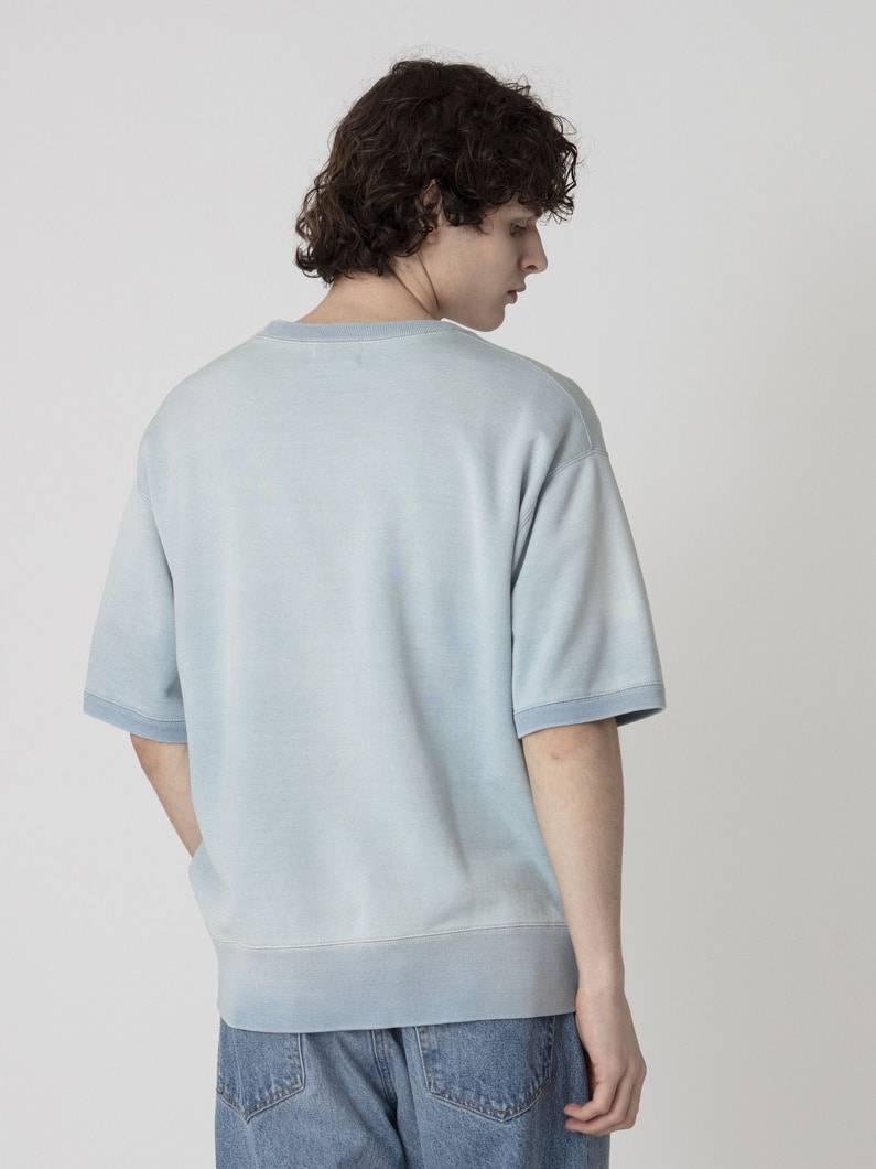 インディゴ ハイゲージ スウェットティー 詳細画像 light blue 2