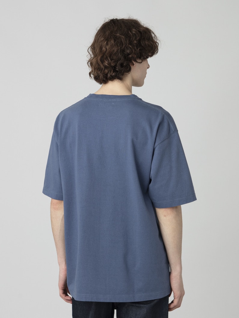 ダブルジャージー ルーズフィット ティー 詳細画像 blue 2