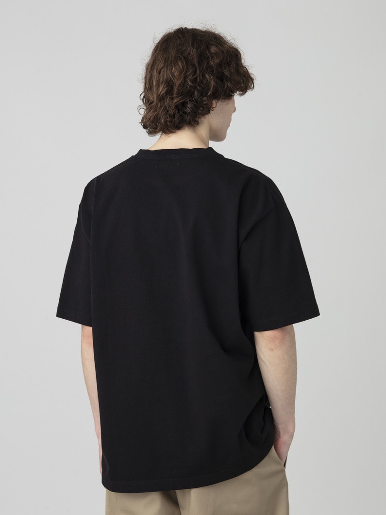 ダブルジャージー ルーズフィット ティー 詳細画像 black 2