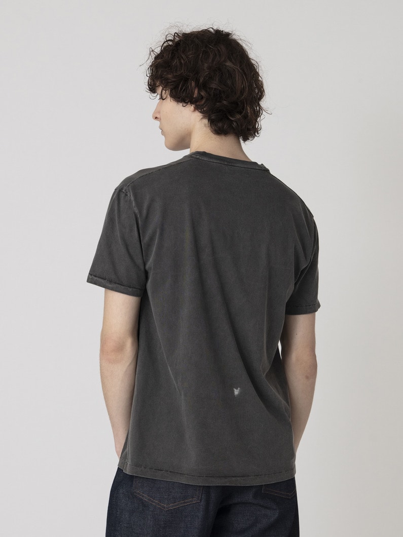 ピグメントダイ ハイゲージ ティー 詳細画像 charcoal gray 2