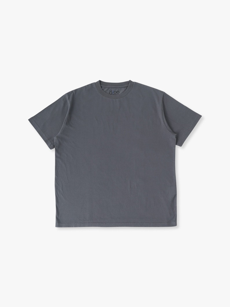 サステナブルコットン ティー 詳細画像 charcoal gray