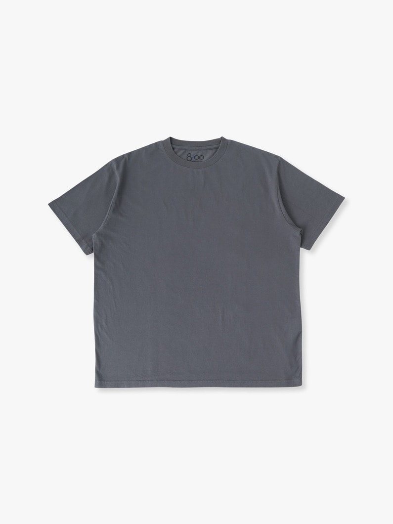 サステナブルコットン ティー 詳細画像 charcoal gray 3
