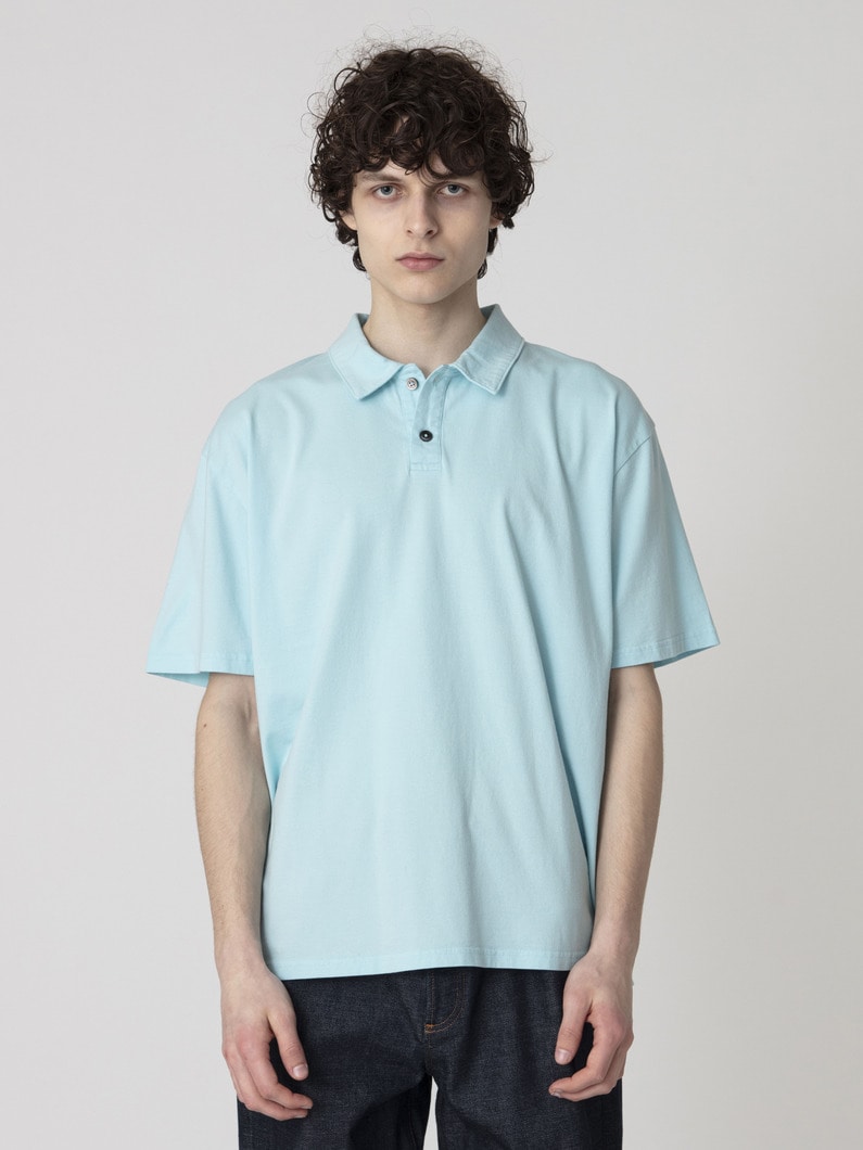 サステナブルコットン ポロシャツ 詳細画像 blue 1