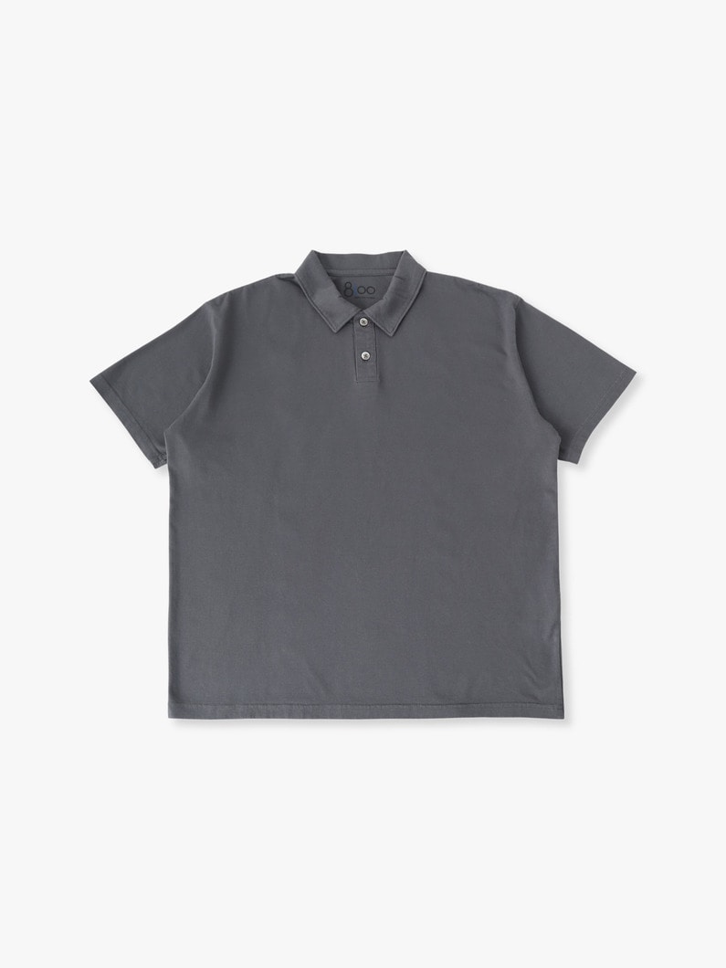 サステナブルコットン ポロシャツ 詳細画像 charcoal gray