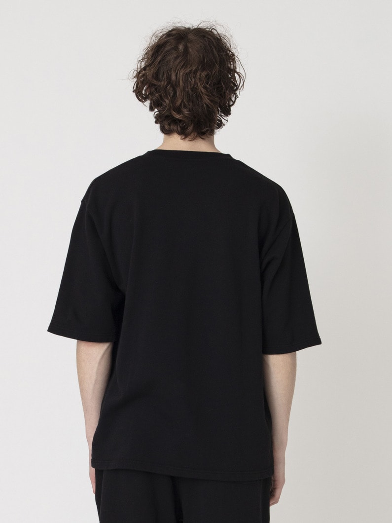 サステナブルコットン スウェットティー 詳細画像 black 2