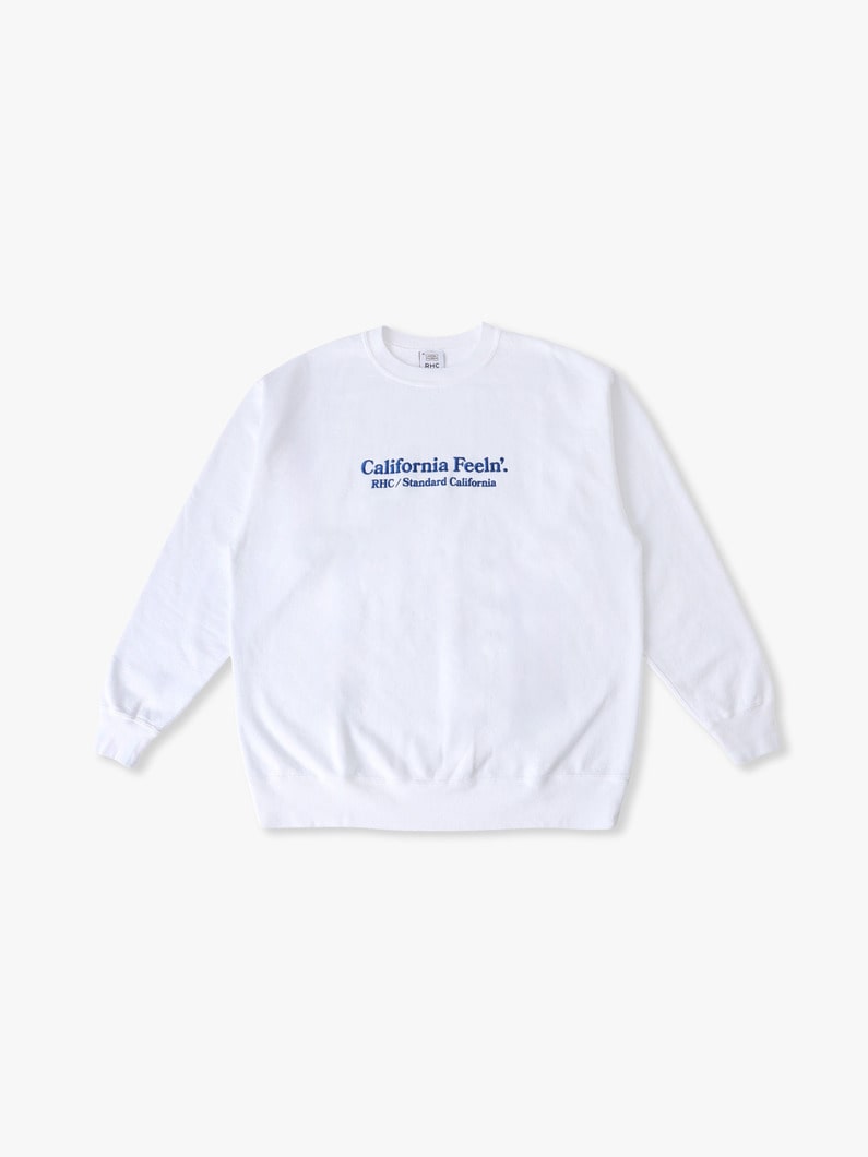 カリフォルニアフィーリン ロゴスウェットプルオーバー 詳細画像 white 4