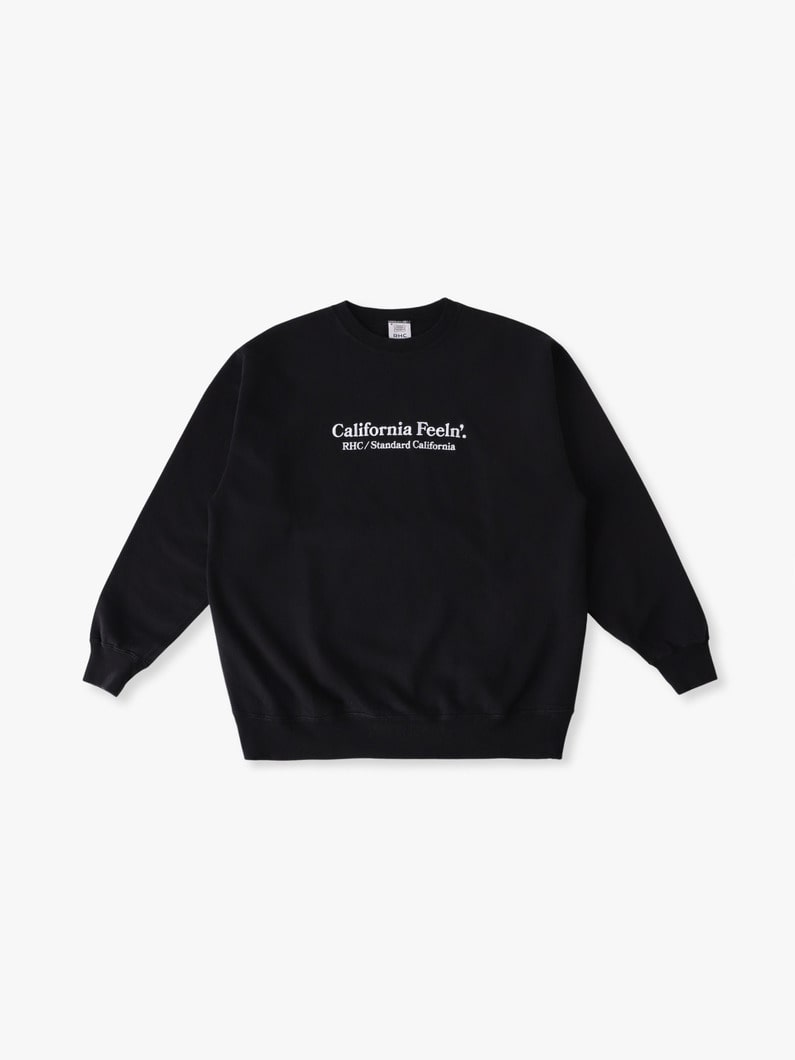 カリフォルニアフィーリン ロゴスウェットプルオーバー 詳細画像 black 3
