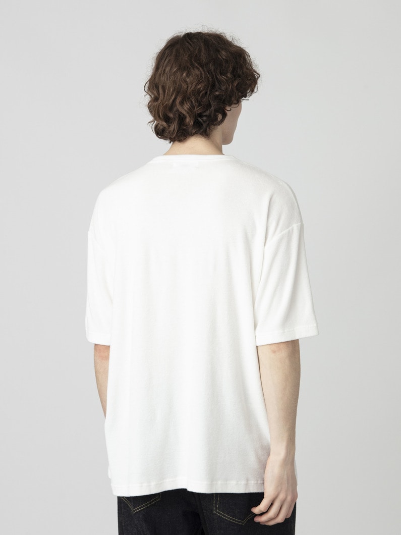 コットン パイル ティー 詳細画像 white 2