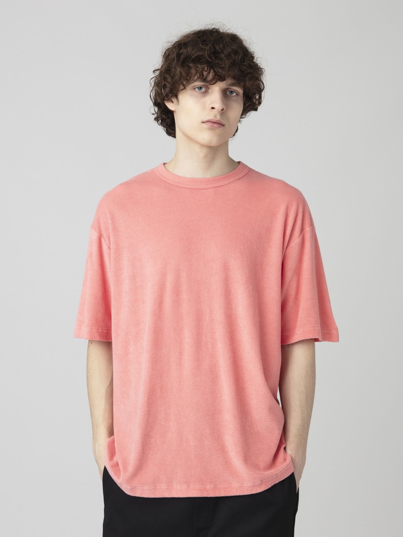 コットン パイル ティー 詳細画像 pink