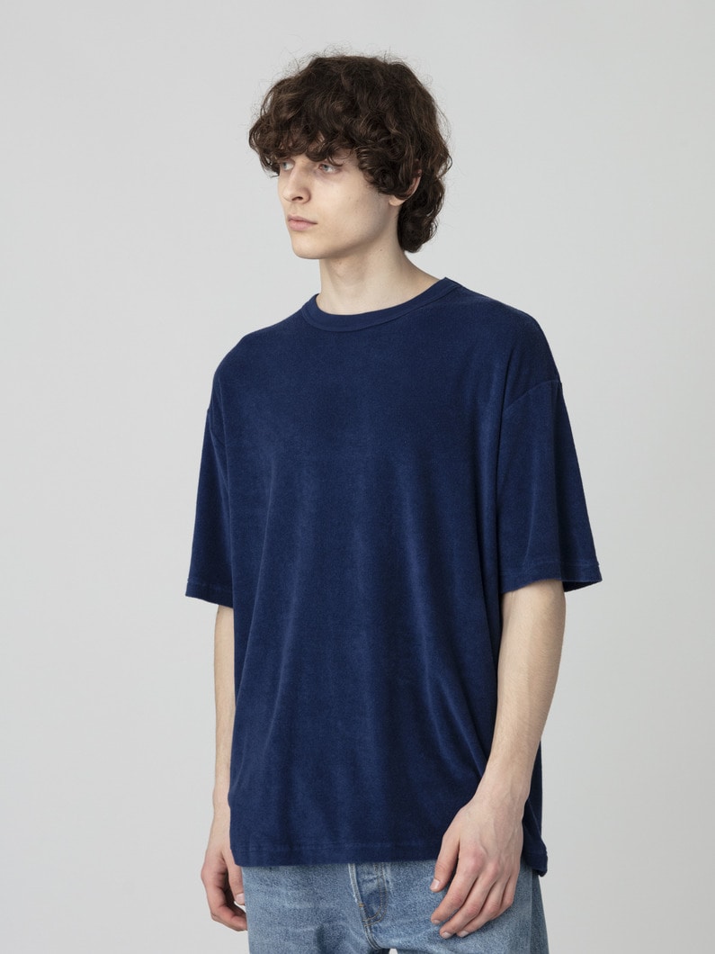 コットン パイル ティー 詳細画像 navy