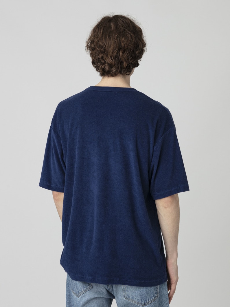 コットン パイル ティー 詳細画像 navy 2