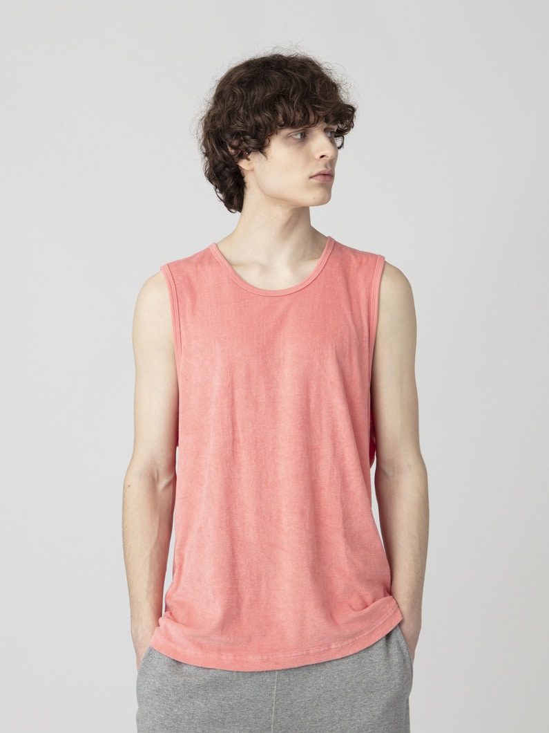 コットンパイル タンクトップ 詳細画像 pink 1