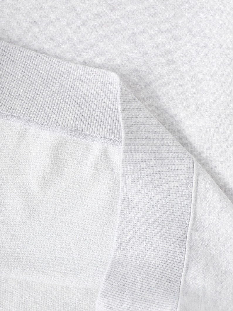 ハーフジップ スウェット プルオーバー 詳細画像 white 3