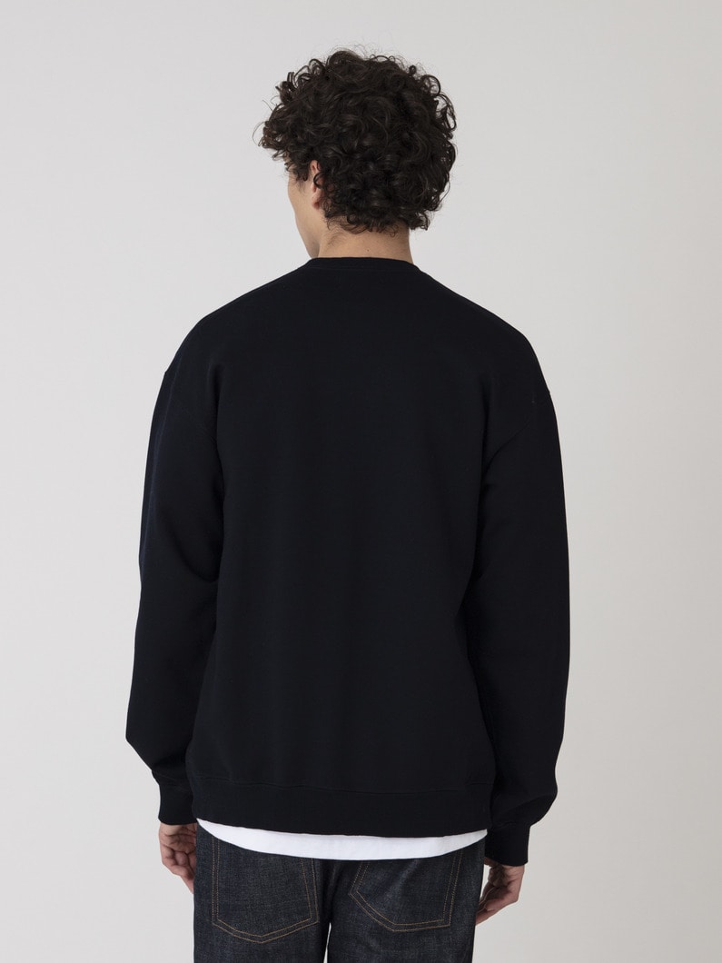 シルケット スウェットプルオーバー 詳細画像 navy 2