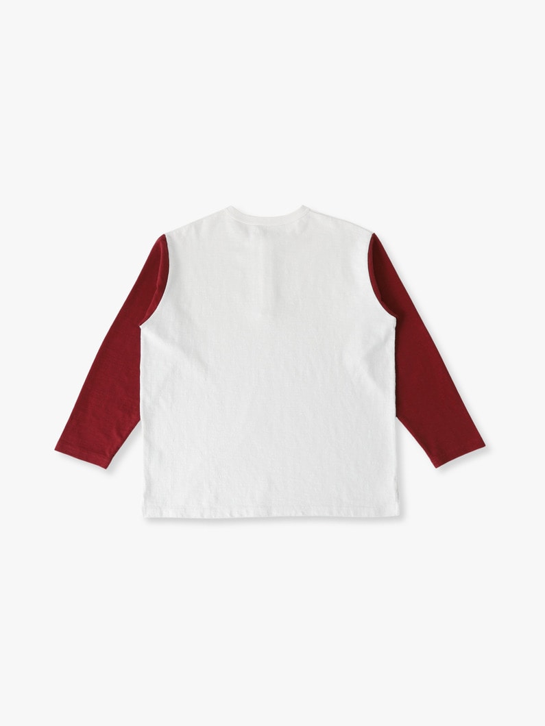 ベースボール ロングスリーブティー 詳細画像 burgundy 1