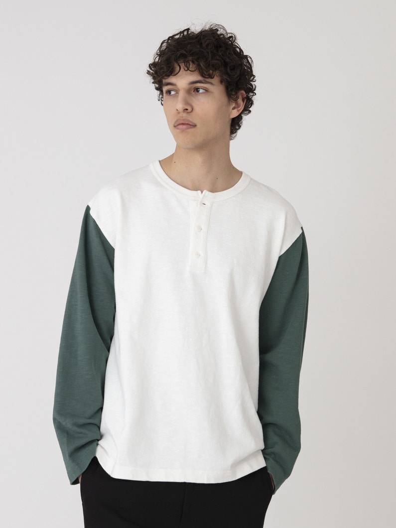 ベースボール ロングスリーブティー 詳細画像 green