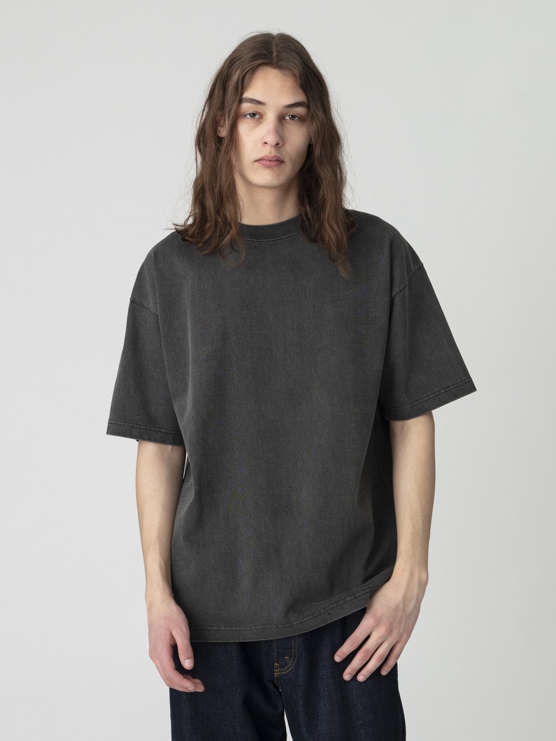 ピグメントダイ ワイドフィット ティー 詳細画像 charcoal gray
