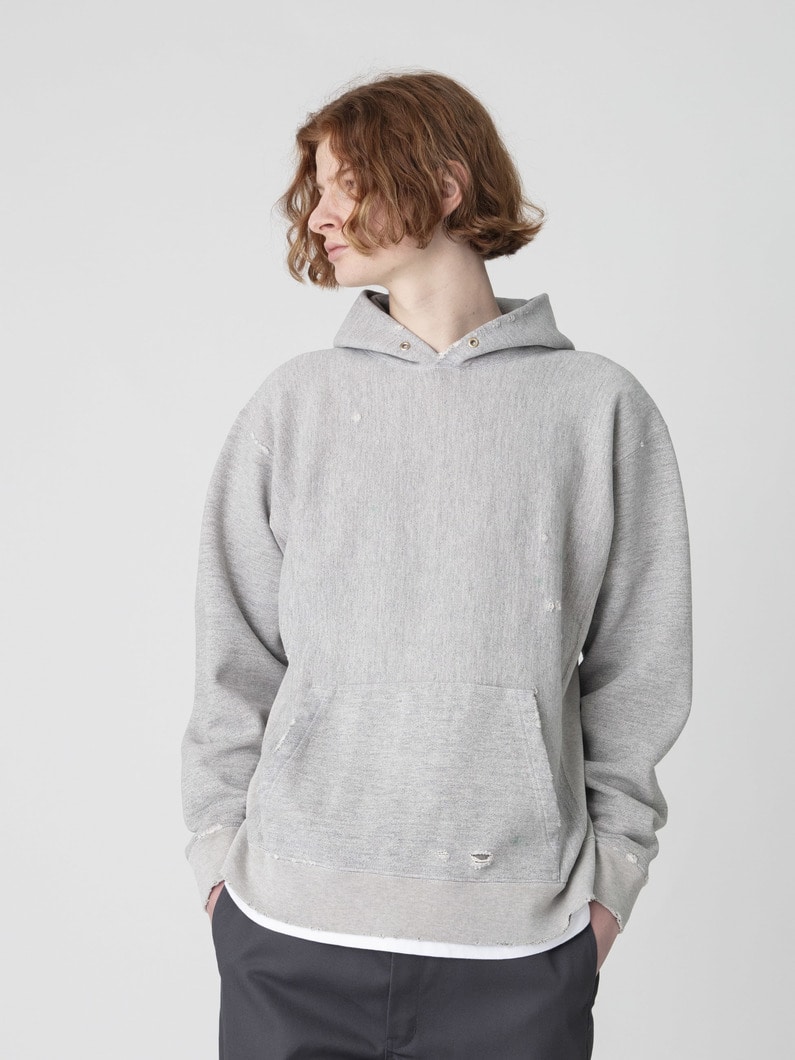 ヴィンテージ スウェットフーディー 詳細画像 top gray 1