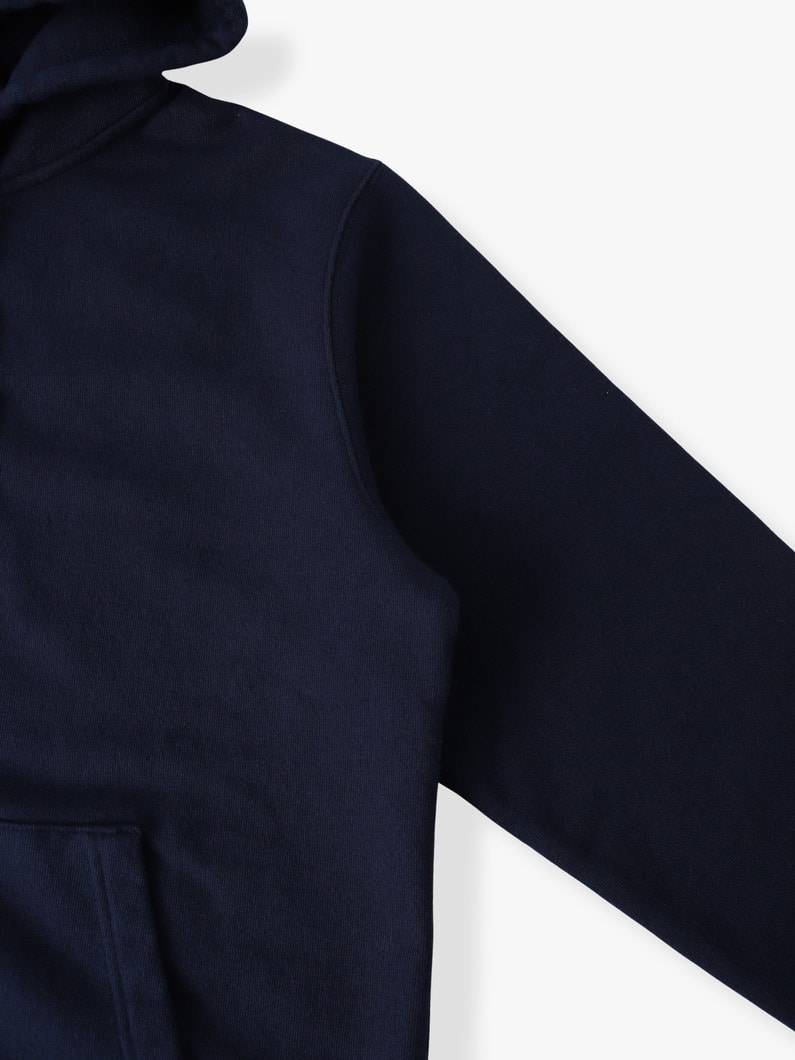 オーガニックコットン クラシック フレンチテリー スウェットジップフーディー（ネイビー） 詳細画像 navy 2