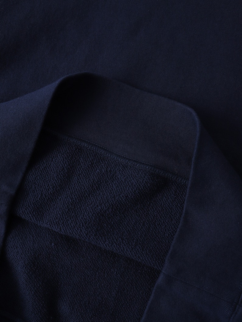 オーガニックコットン クラシック フレンチテリー スウェットフーディー（ネイビー） 詳細画像 navy 3