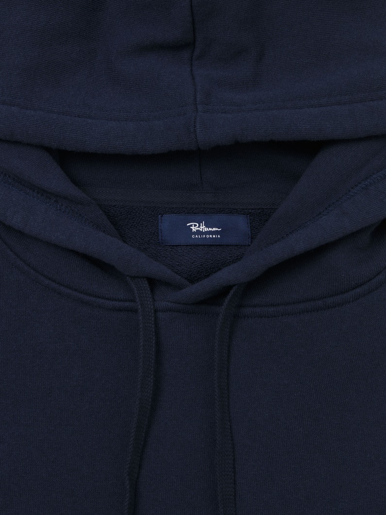 オーガニックコットン クラシック フレンチテリー スウェットフーディー（ネイビー） 詳細画像 navy 5