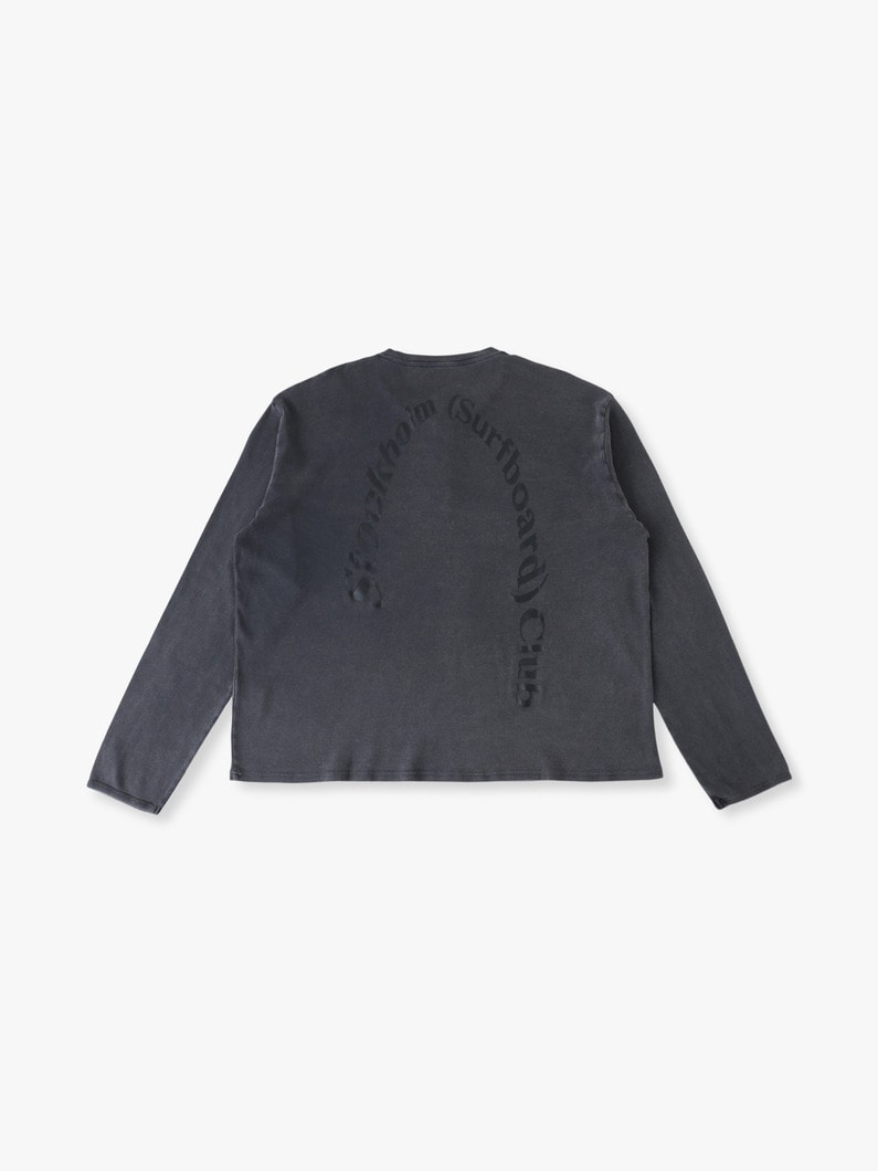 ダートウォッシュ ヘンリーネック ロングスリーブティー 詳細画像 black 1