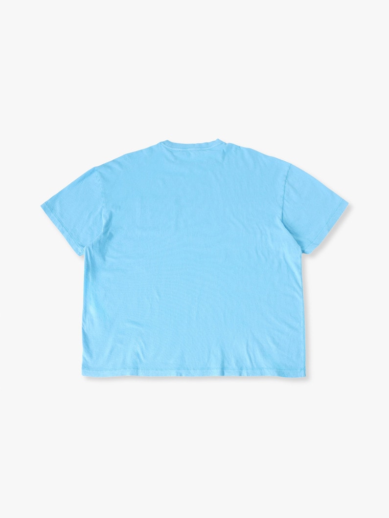 プリンテッド ポケットティー 詳細画像 light blue 1