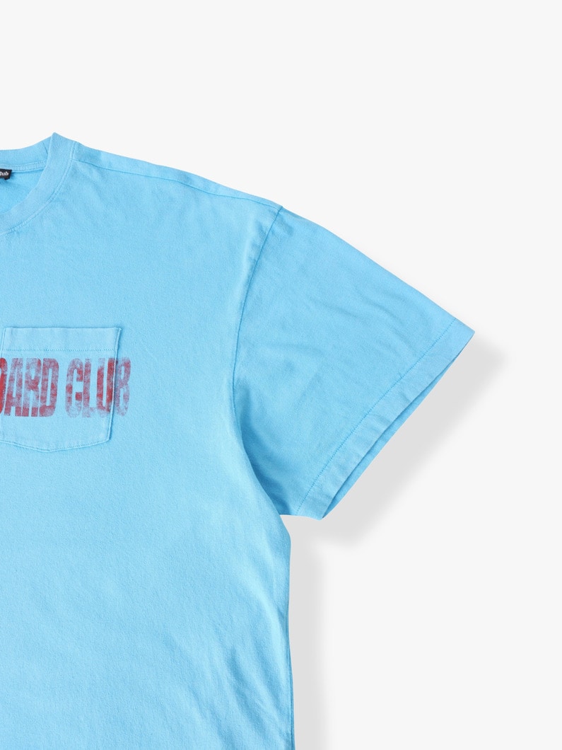 プリンテッド ポケットティー 詳細画像 light blue 2