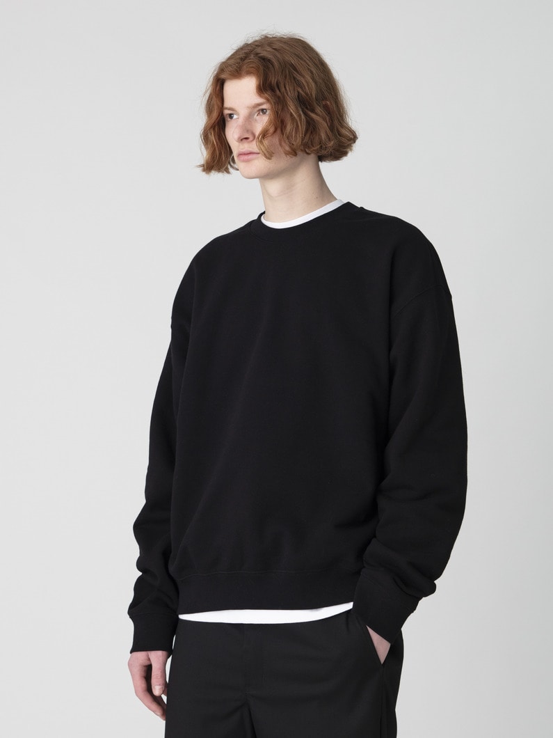 ブラックロゴ スウェットプルオーバー 詳細画像 black/black 2