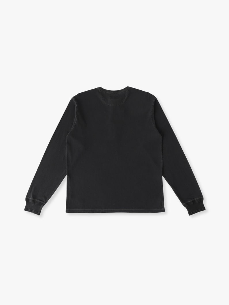 ジェルス ヘンリーネックプルオーバー 詳細画像 black 1