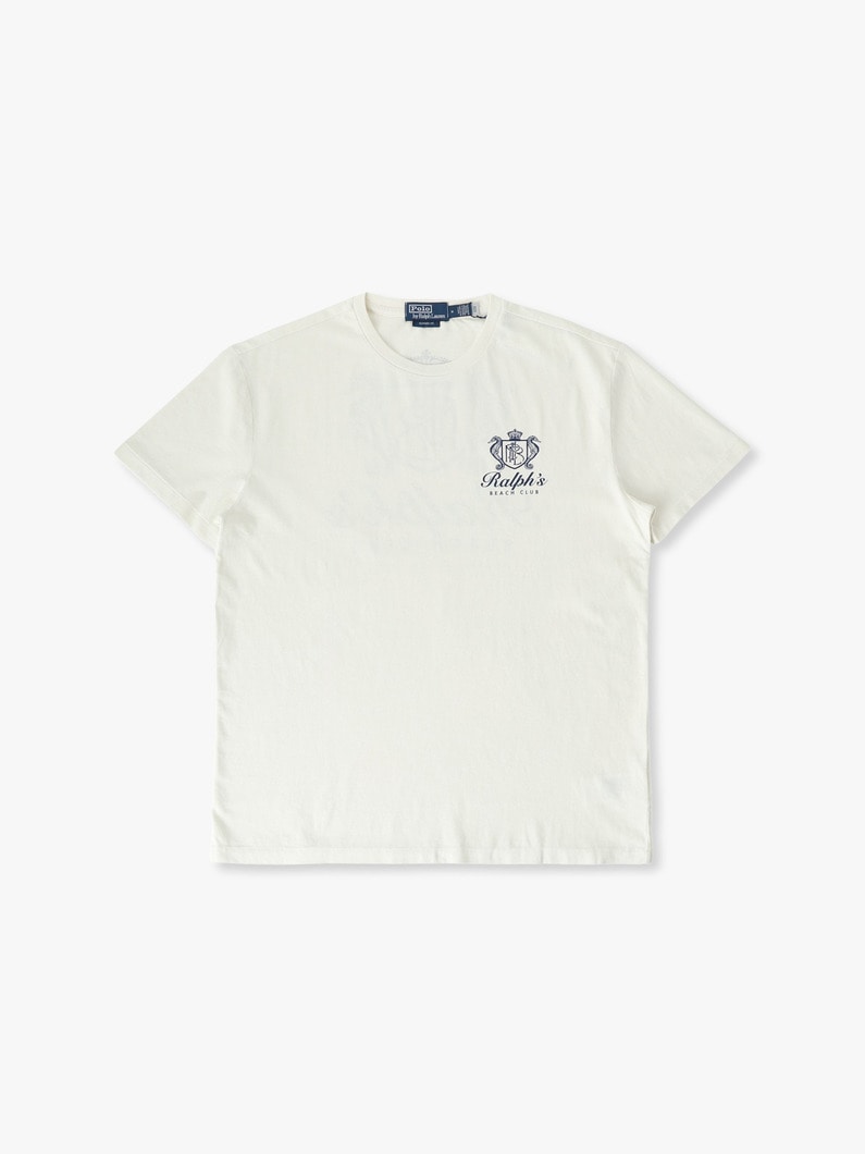 クラシックフィット ジャージー グラフィック ティー 詳細画像 white 1