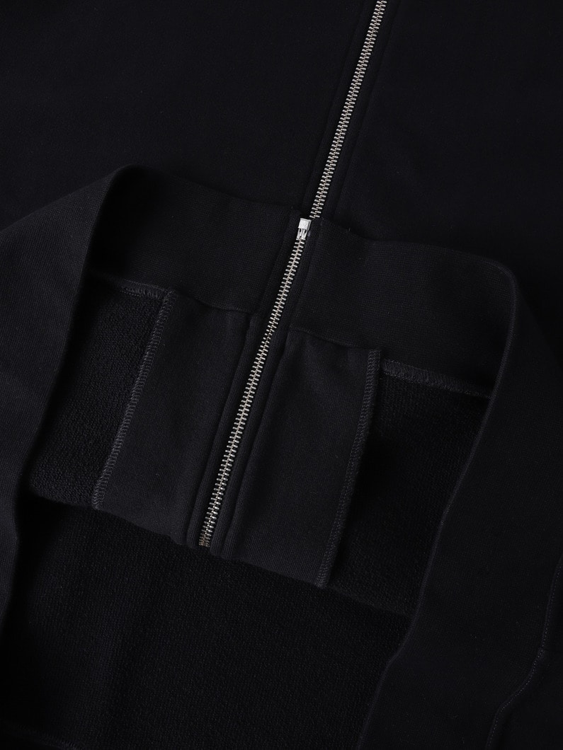 ループバック ラグラン スウェット ジップフーディー 詳細画像 navy 4